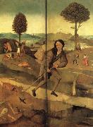 BOSCH, Hieronymus The Hay Wain(exeterior wings,closed) oil on canvas
